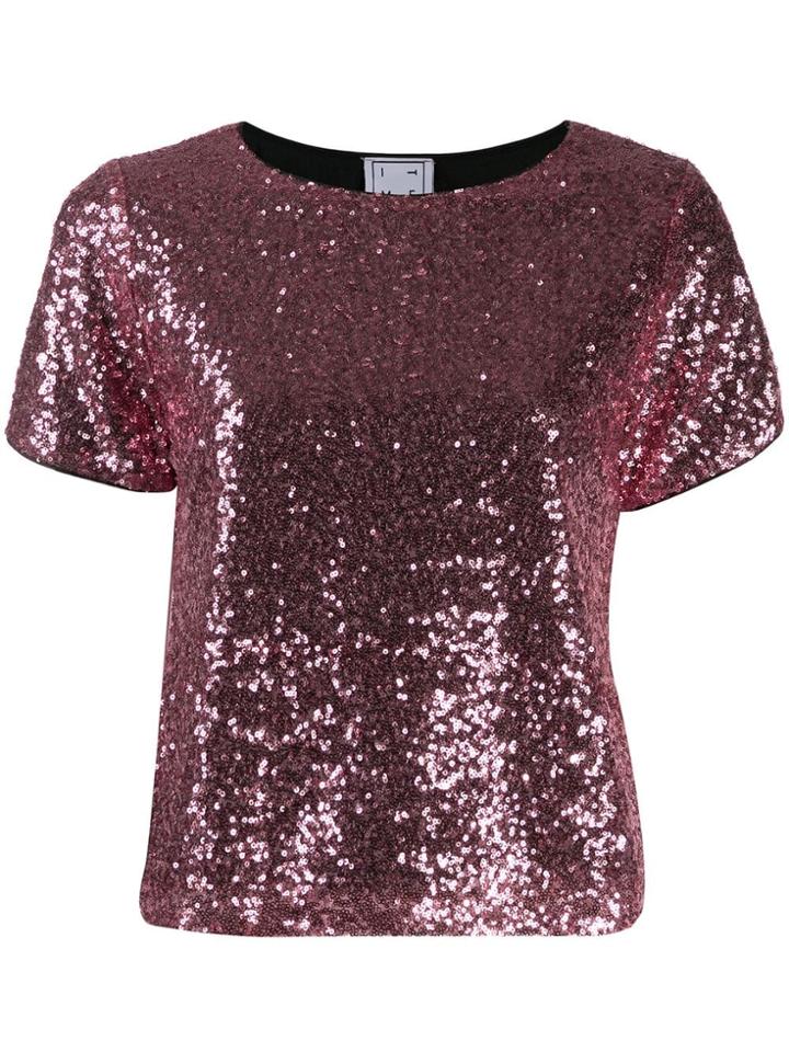 In The Mood For Love Amanda Sequin Top - Pink
