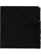 Faliero Sarti Lightweight Scarf, Adult Unisex, Black, Modal