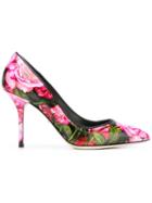 Dolce & Gabbana Peony Print Pumps