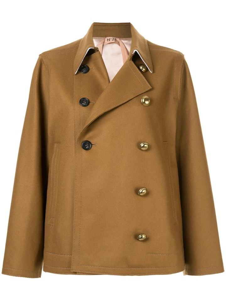Nº21 Classic Military Jacket - Brown