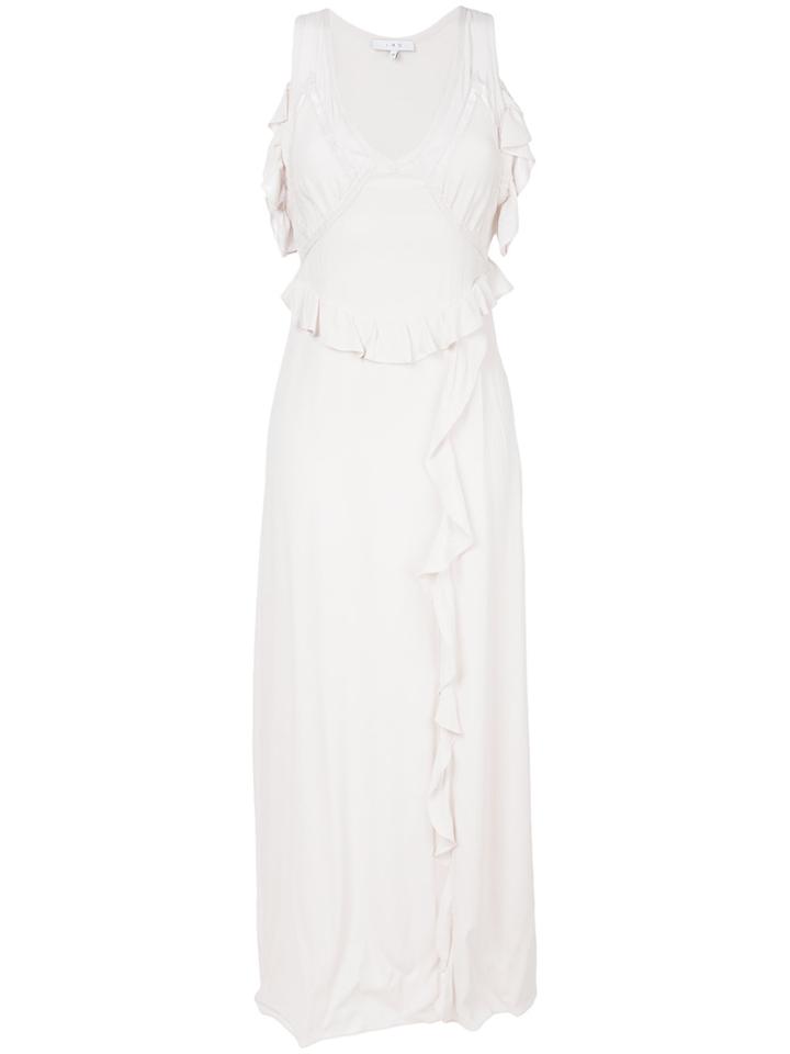 Iro Ruffled Maxi Dress - Nude & Neutrals