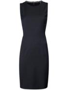 Elie Tahari Sleeveless Fitted Dress, Women's, Size: 8, Blue, Polyester/spandex/elastane/wool