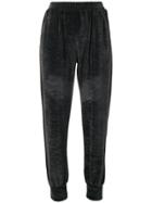 Styland Cropped Track Pants - Grey