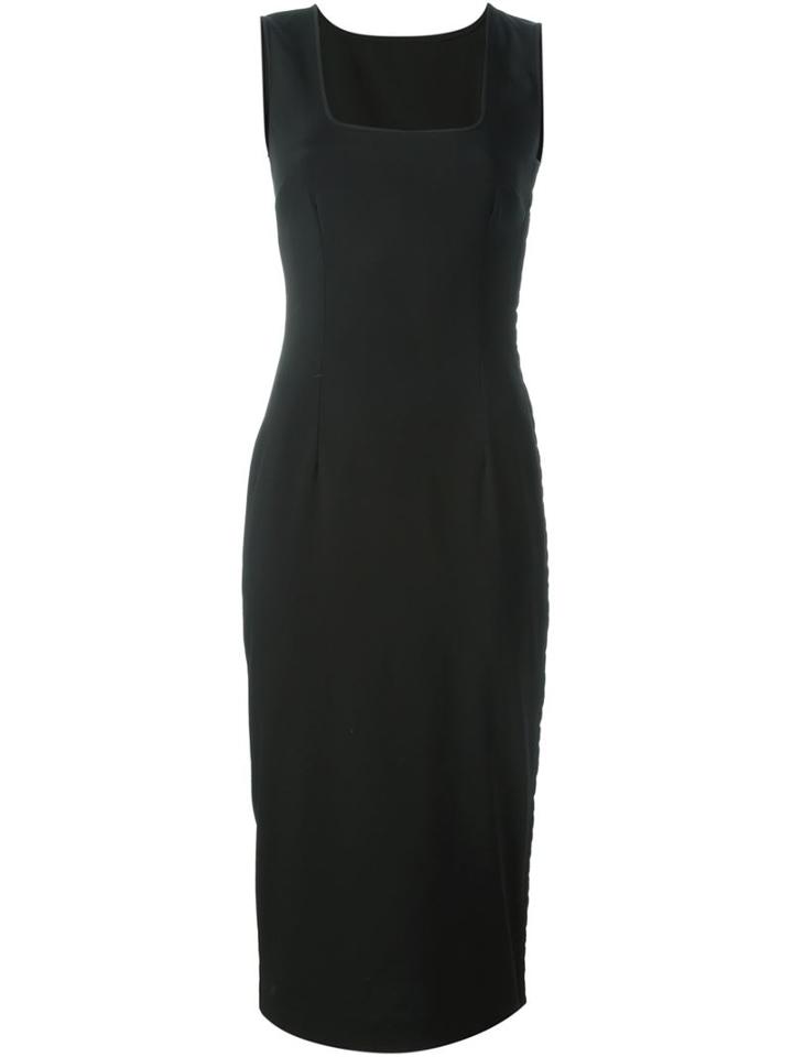 Dolce & Gabbana Vintage Square-shaped Collar Sheath Dress