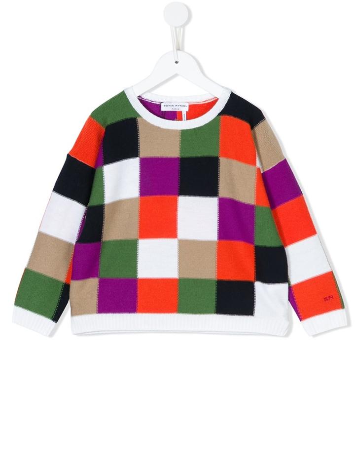 Rykiel Enfant Patchwork Jumper, Girl's, Size: 10 Yrs