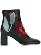 Red Valentino Flower Applique Boots