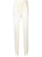 Valentino Vintage Tailored Slim-fit Trousers - White