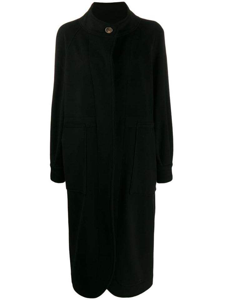 Société Anonyme Button Up Coat - Black