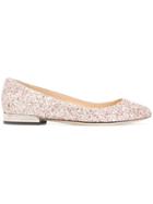 Jimmy Choo Jessie Flat Ballerina Shoes - Pink