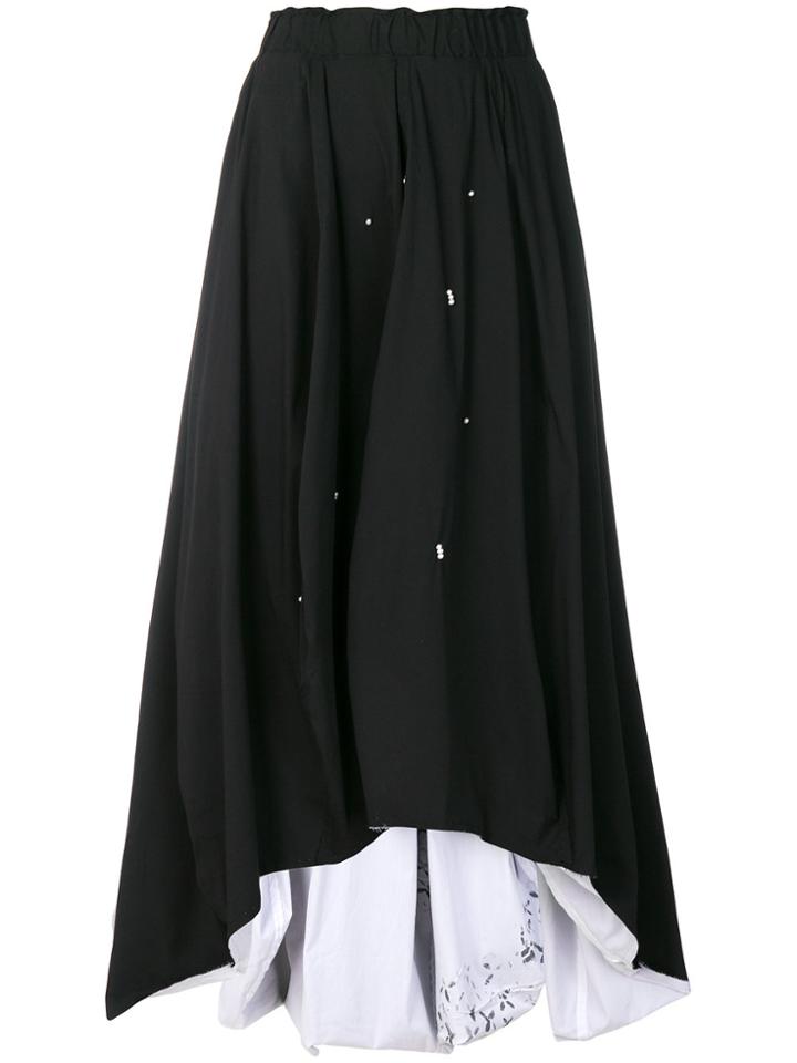 S.w.o.r.d 6.6.44 Pearled Midi Skirt - Black