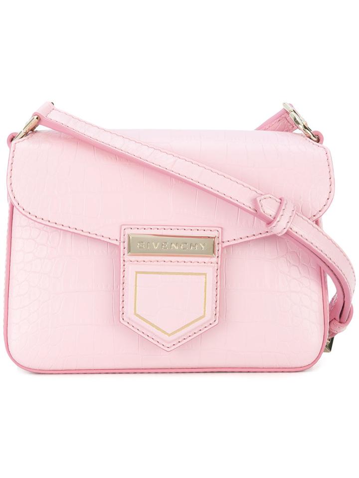 Givenchy - Mini Nobile Crossbody Bag - Women - Calf Leather - One Size, Pink/purple, Calf Leather