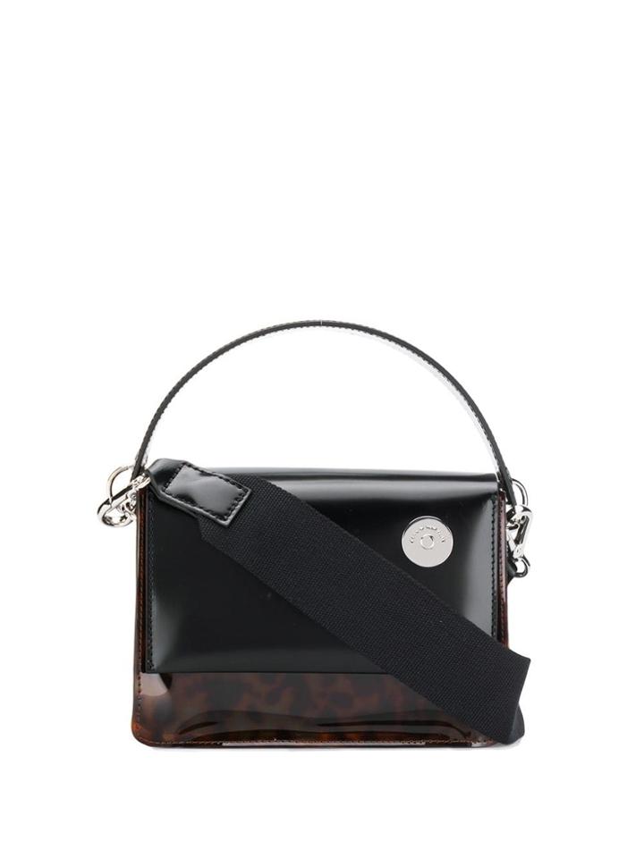 Kara Pinch Tortoise Shoulder Bag - Brown