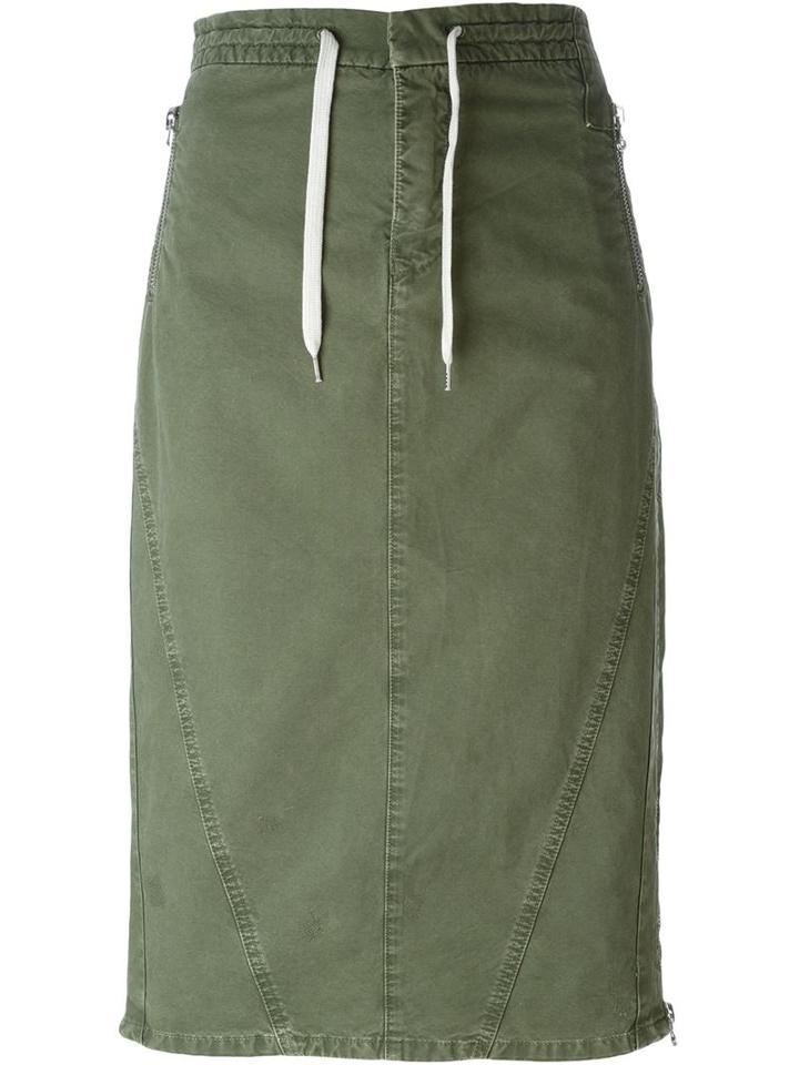 Ermanno Scervino Single Zip Pocket Pencil Skirt