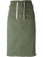 Ermanno Scervino Single Zip Pocket Pencil Skirt