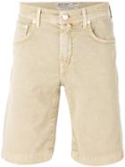 Jacob Cohen - Chino Shorts - Men - Cotton/linen/flax/spandex/elastane - 31, Nude/neutrals, Cotton/linen/flax/spandex/elastane