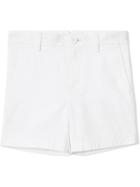 Burberry Kids Teen Cotton Chino Shorts - White