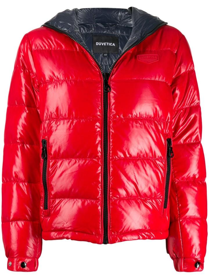 Duvetica Kuma Short Puffer Jacket - Red