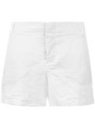 Aspesi - Flap Pocket Shorts - Women - Linen/flax - 42, Women's, White, Linen/flax