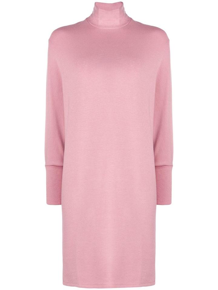Majestic Filatures Turtleneck Dress - Pink & Purple