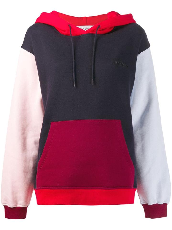Être Cécile Colour Block Hoodie - Blue