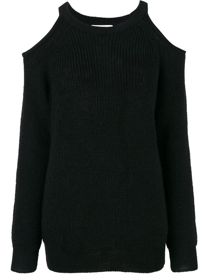 Iro Cold Shoulder Blouse - Black