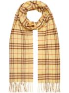 Burberry The Classic Vintage Check Cashmere Scarf - Neutrals
