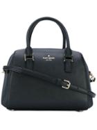 Kate Spade - Logo Stamp Tote - Women - Leather/polyester - One Size, Black, Leather/polyester