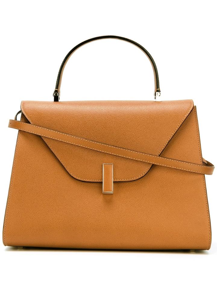 Valextra Large 'iside' Tote Bag - Brown