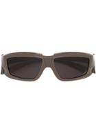 Rick Owens Rectangular Frame Sunglasses - Grey