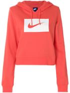 Nike Logo Patch Hoodie - Pink & Purple
