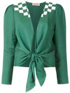 Adriana Degreas Tie Wimblendon Shirt - Green