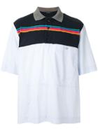 À La Garçonne Striped Polo Shirt - Blue