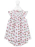 Stella Mccartney Kids - Watermelon Print Sage Dress - Kids - Cotton - 6 Mth, Red