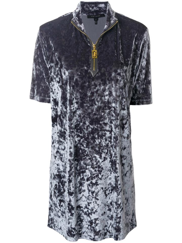Marc Jacobs Zip Front Dress - Grey