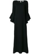 P.a.r.o.s.h. Flared Sleeve Gown - Black