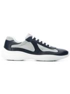 Prada Panelled Runner Sneakers - Blue
