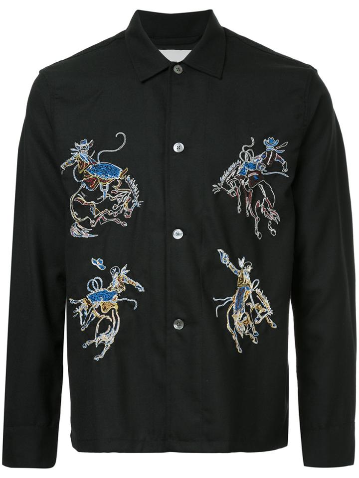 Our Legacy Cowboy Print Shirt - Black