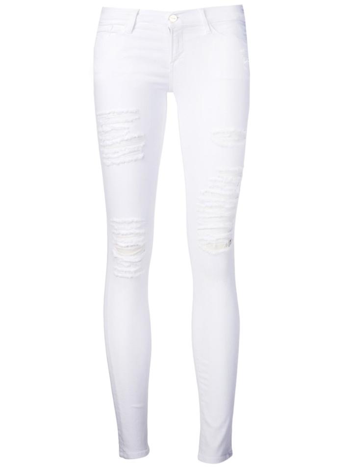Frame Denim 'le Color' Skinny Jeans - White
