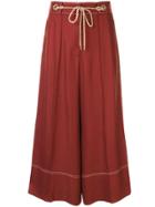 Peter Pilotto Wide-leg Flared Trousers - Brown