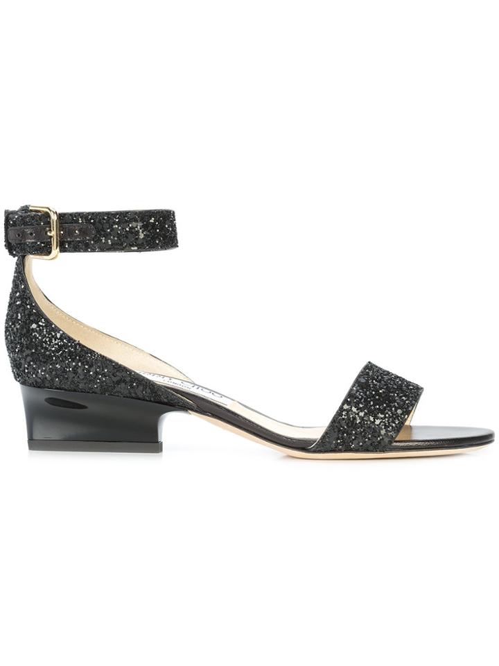 Jimmy Choo Edina 35 Sandals - Black