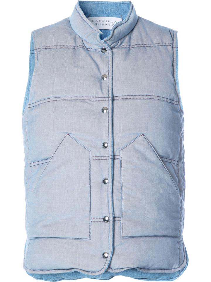 Gabriela Hearst Padded Gilet - Blue