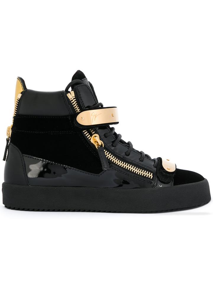 Giuseppe Zanotti Design Coby Hi-top Sneakers - Black