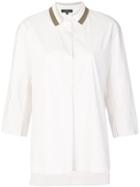 Antonelli Collar Detail Shirt - White