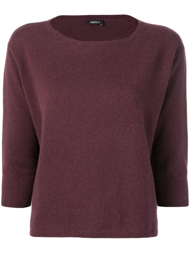 Aspesi Cashmere Jumper - Red
