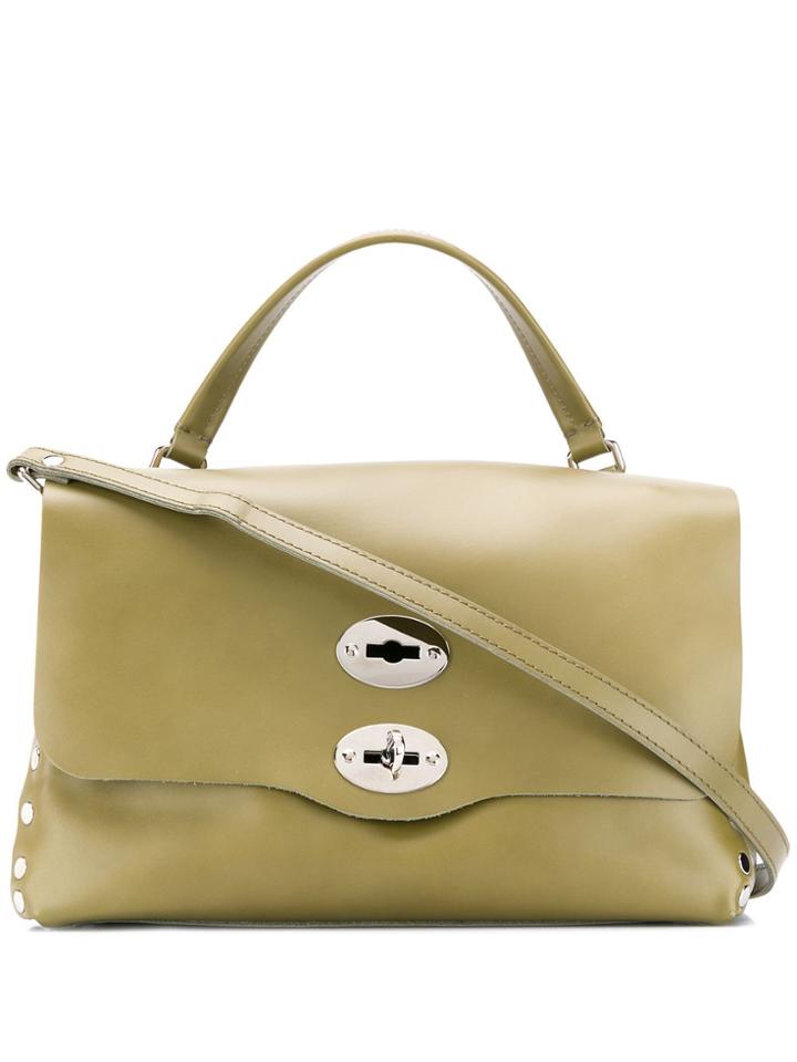 Zanellato Studded Tote Bag - Green