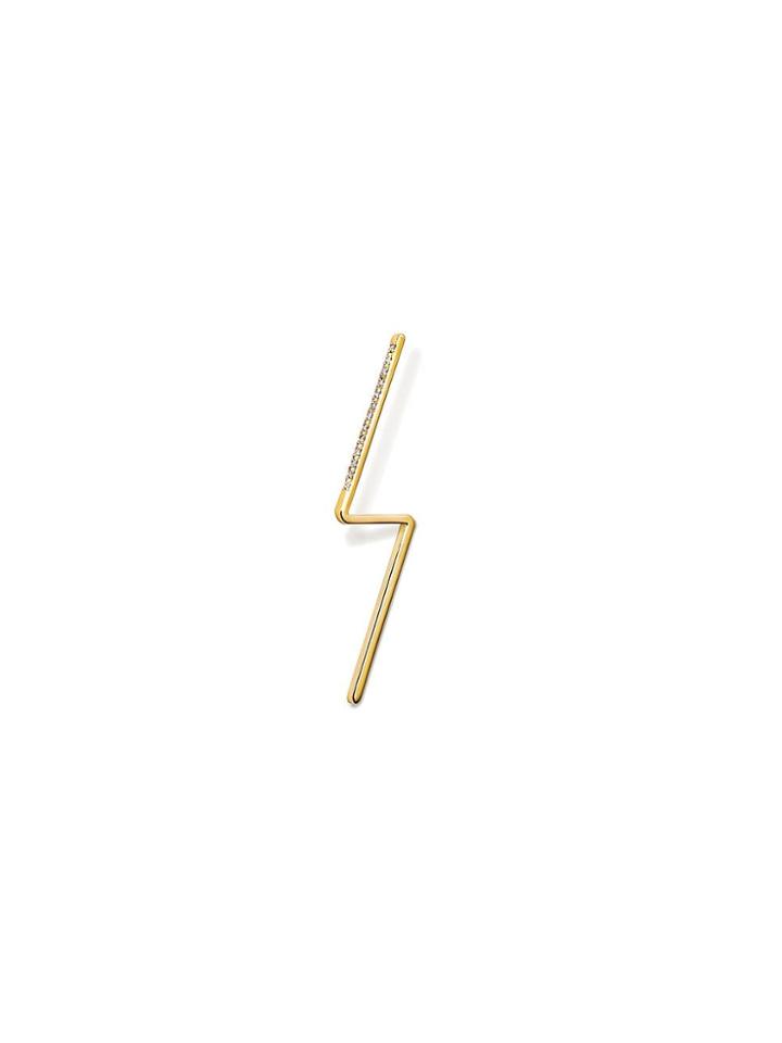 Shihara Diamond Post Earring 0101 - Metallic