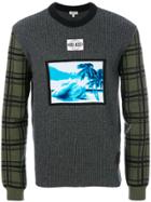 Kenzo Tropical Ice Motif Sweater - Grey