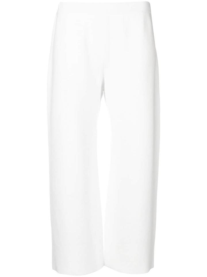 Max Mara Studio Wide Trousers - White