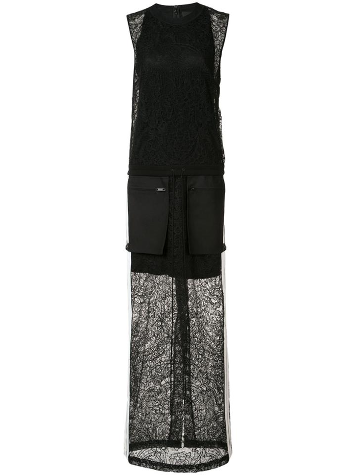 Vera Wang Sleeveless Gown - Black