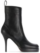 Rick Owens Platform Boots - Black